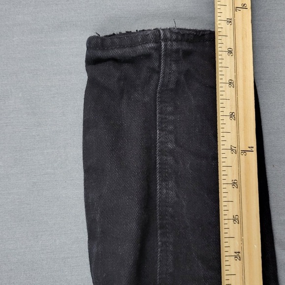 PacSun Mens Black Comfort Stretch Stacked Skinny Jeans Moto Ripped Sz 30x30 - Picture 7 of 16